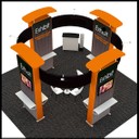 Portable exhibition stand