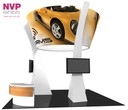Island Display Stands and tension Fabric displays by NVP Exhibits - Sydney, Melbourne and Brisbane
