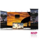 Corner trade show stands by NVP Exhibits