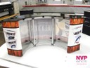 curved portable counter