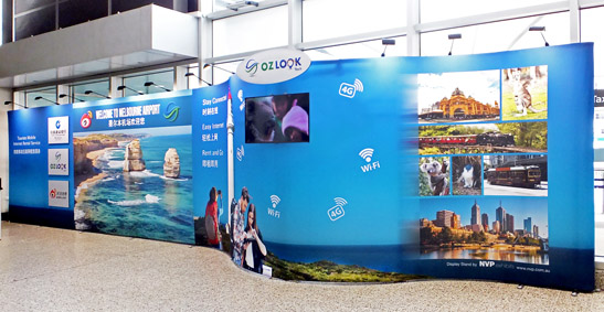 Melbourne International Airport - Portable Free standing retail store